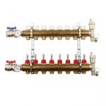 Коллекторы STOUT SMB0473000008 на 8 отводов, латунь, с расходомерами