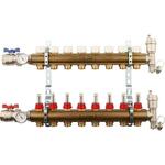 Коллектор распределительный STOUT SMB 0473 000008 1quot;x 3/4quot;, с расходомерами, 8 выходов