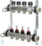 Коллектор Uponor Vario S 8х3/4quot; евроконус, с расходомерами, нерж.сталь 1086544