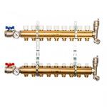 Коллектор STOUT SMB0468000009 на 9 отводов, латунь, без расходомеров