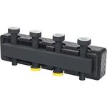 Стальной распределительный коллектор STOUT SDG-0016-004005 5 отопительных контура. В теплоизоляции DN 25