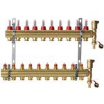 Комплект коллекторов Danfoss FHF-10F set, 10 выходов (088U0730)
