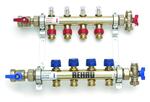 Коллектор распределительный Rehau HKV-D 11 на одинадцать контуров с расходомерами 12081111002
