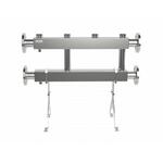 Gidruss Модульный коллектор из нержавеющей стали Ду65 MKSS-400-2x50 (фланцевый)