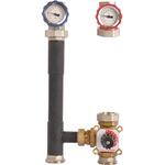 ROMMER RDG-0003 Насосная группа с 3-х ходовым приводным смесителем 1quot; без насоса RDG-0003-002501