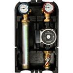 Насосная группа Stout с прямым контуром 1quot; (с насосом Grundfos UPSO 25-65, в теплоизоляции)