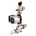 Водяные теплые полы Uni-Fitt Насосно-смесительная группа SOLOMIX 1quot; с насосом Grundfos UPSO 25-65 130