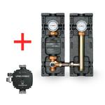Насосная группа Meibes Насосная группа V-MK со смесителем DN 32 (1 1/4quot;), с насосом Grundfos UPM3 Hybrid 25-70, подача слева