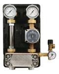 Насосная группа MEIBES UK 1quot; с насосом Grundfos UPS 25-60, c теплообменником на 30 пластин,