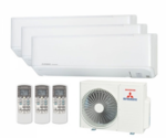 Мульти сплит-система Mitsubishi Heavy SCM50ZS-S1 + SKM25ZSP-S 3 шт