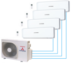 Мульти сплит-система Mitsubishi Heavy SCM80ZМ-S1 + SRK25ZS-W 4 шт Мульти сплит-система Mitsubishi Heavy SCM80ZМ-S1 + SRK25ZS-W 4 шт