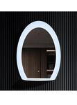 Modern new design led illuminated backlit 8mm glass bathroom mirror