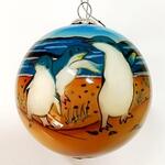 Inside Painted Glass Christmas Ball