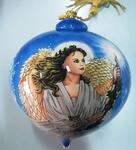  Christmas Balls,Reverse Painted Glass Ornaments