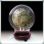 Home Decro,China Inner Painting Crystal Ball,Hand Inside Painted Crystal Ball