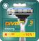 Сменные кассеты для бритья DIVIS PRO3, 4 кассеты в упаковке