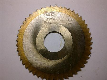 Фреза 100*2 , Р6М5, 1242 напыление КИБ, советские 480 руб.