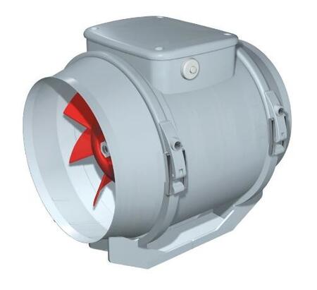 Вент-р канальный Lineo 315 V0 , пластик, 2 ск, мах 1740/2300м3/ч, 200/300w, 220V, IPX4, кронштейн
