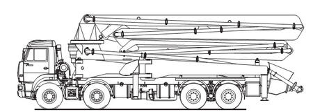 Автобетононасос 58154А АБН-42