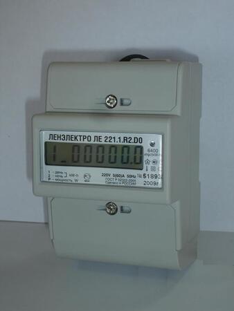 Счетчики электроэнергии многотарифные ЛЕ 221.1R2.DO.5(60)A