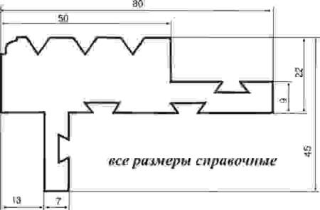 Профиль - окантовка для ступеней