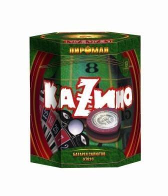 Батарея салютов 19 зарядов К7820 Казино
