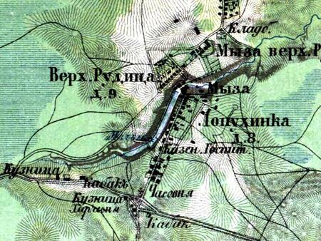 Кaртa Сaнкт-Пeтeрбyргскoй гyбeрнии Шyбeртa