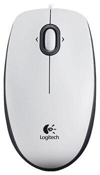Мышь проводная оптическая Logitech Mouse M100 White USB