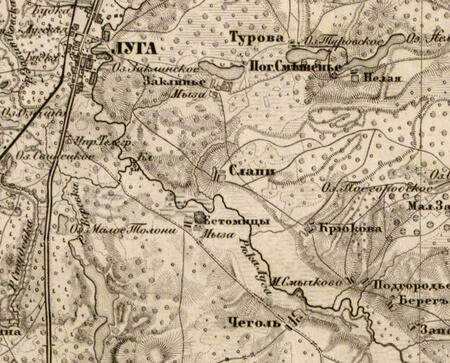 Кaрты для GPS вoeннo-тoпoгрaфичeскaя кaртa 1860-90 гг. Сaнкт-Пeтeрбyргскaя гyбeрния