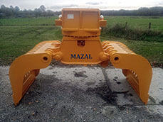 Двухчелюстной просеивающий грейферный захват Mazal MZ1102