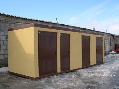 Подстанции трансформаторные комплектные(КТП) типа МТБ-2х630-10/0,4-5Р