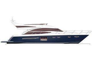 Яхта моторная Princess 60