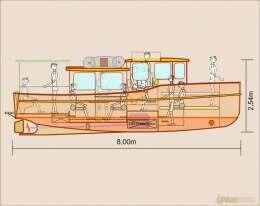 Моторный катер PANBOAT Cap 26 safar
