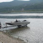 Алюминиевый водометный катер
