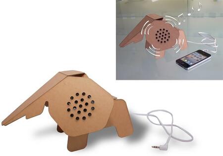 Крафтовый USB спикер 