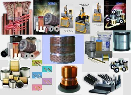 Расходные материалы для станков AGIE, СHARMILLES, SODICK, FANUC, MITSUBISHI и др.