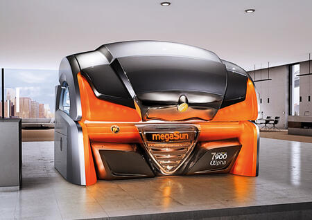 Солярий горизонтальный МegaSun 7900α UltraPower