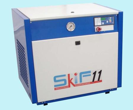 Винтовой компрессор SKiF 11-VSD с частотным приводом (V=750 - 1500л/мин; Р=13bar; N=11kW)