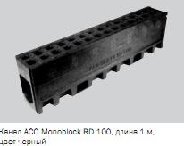 Система линейного водоотвода ACO DRAIN® Monoblock RD 100 ч