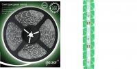 Лента светодиодная Gauss 3528/60-SMD 4.8W 12V DC зеленый свет IP66 (блистер 5м)