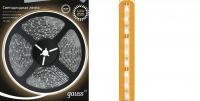Лента светодиодная Gauss 3528/60-SMD 4.8W 12V DC теплый белый IP66 (блистер 5м)
