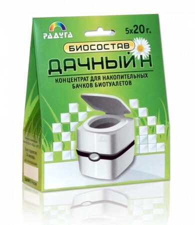 Состав для накопительного бачка биотуалета Дачный Н 5х20г