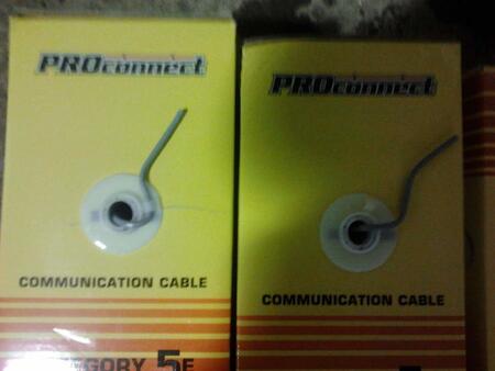 Кабель UTP 4х2х0,5 24AWG Cat.5e (внутр.) медь 305м