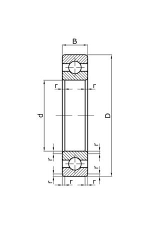 Подшипник 6204
