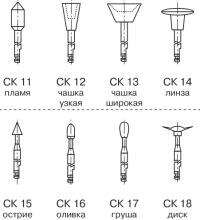 ГОЛОВКИ ШЛИФОВАЛЬНЫЕ СТОМАТОЛОГИЧЕСКИЕ ЦВЕТОКОДИРОВАННЫЕ ЭЛАСТИЧНЫЕ (НАБОР №1, 2) с алмазным наполнением