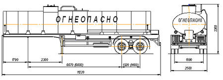 Полуприцепы-автоцистерны НЕФАЗ-96743