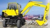Мини экскаватор пневмоколесный Hyundai ROBEX 55W-7
