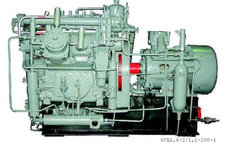 Газовые компрессоры высокого давления 6ГШ1,6-2/1,1-200-1