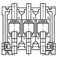 Контактор КМ17Р33
