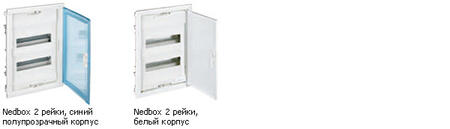 Встраиваемые распределительные щиты Nedbox